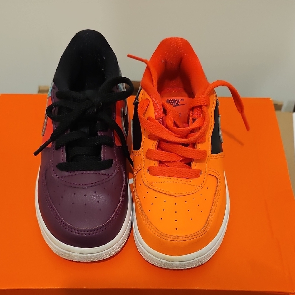 Nike Kids' Purple and Orange Sneakers